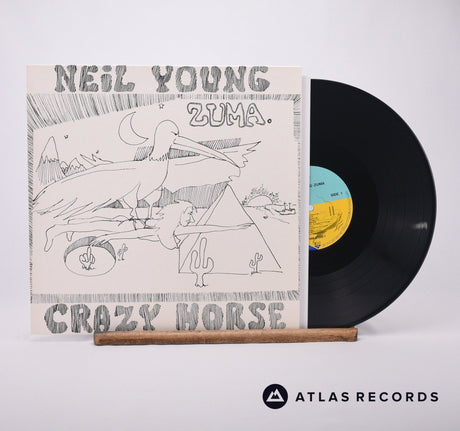 Neil Young Zuma LP Vinyl Record - Front Cover & Record