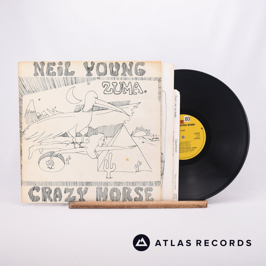 Neil Young Zuma LP Vinyl Record - Front Cover & Record