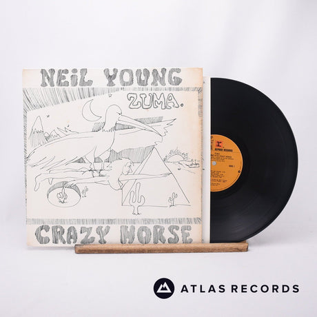Neil Young Zuma LP Vinyl Record - Front Cover & Record