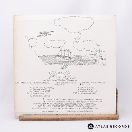 Neil Young - Zuma - Textured Sleeve Us LP Vinyl Record - VG+/VG+