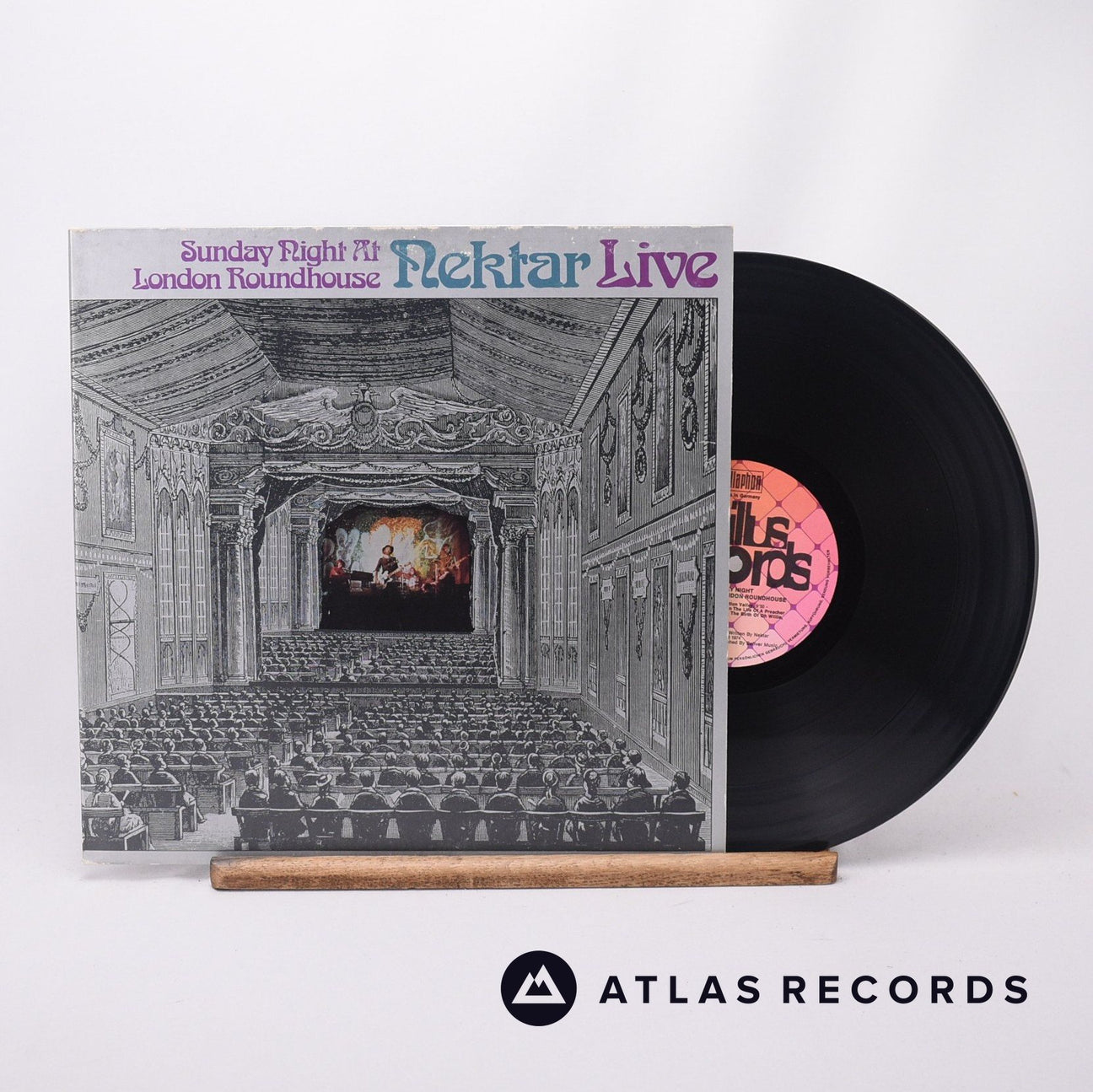 Nektar Sunday Night At London Roundhouse LP Vinyl Record - Front Cover & Record
