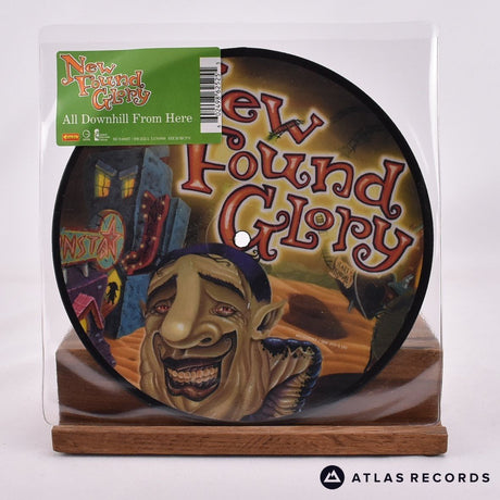 New Found Glory All Downhill From Here 7" Vinyl Record - Front Cover & Record