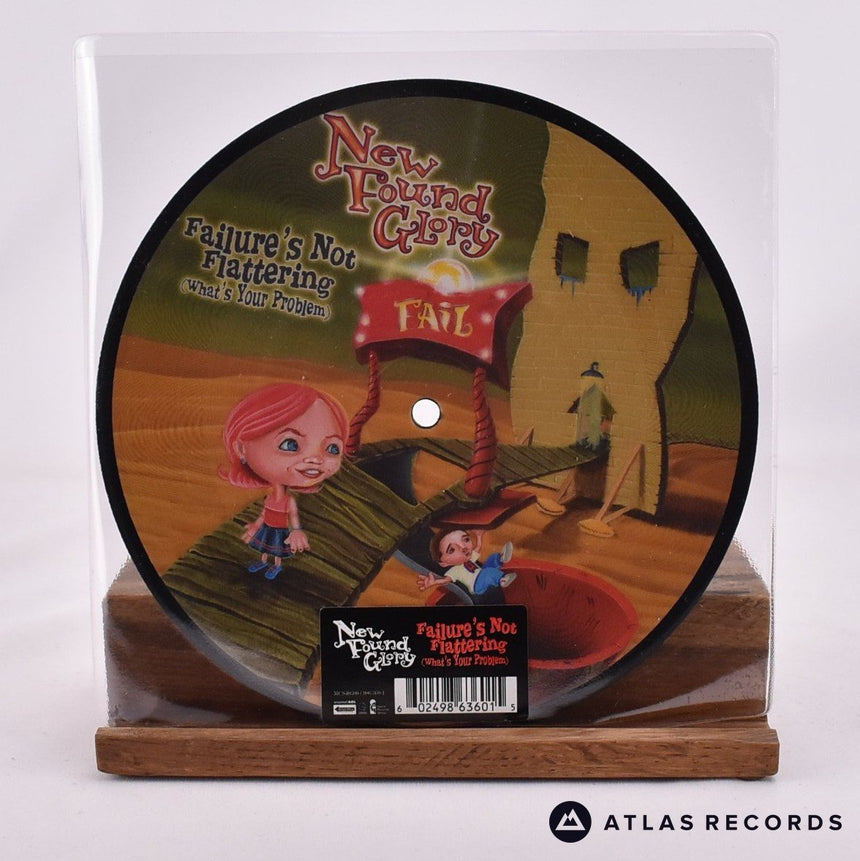 New Found Glory Failure's Not Flattering 7" Vinyl Record - Front Cover & Record
