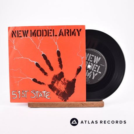 New Model Army 51st State 7" Vinyl Record - Front Cover & Record
