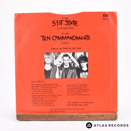 New Model Army - 51st State - 7" Vinyl Record - EX/VG+