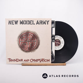 New Model Army Thunder And Consolation LP Vinyl Record - Front Cover & Record