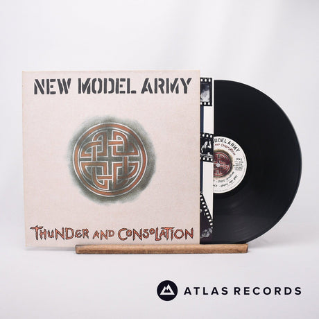 New Model Army Thunder And Consolation LP Vinyl Record - Front Cover & Record