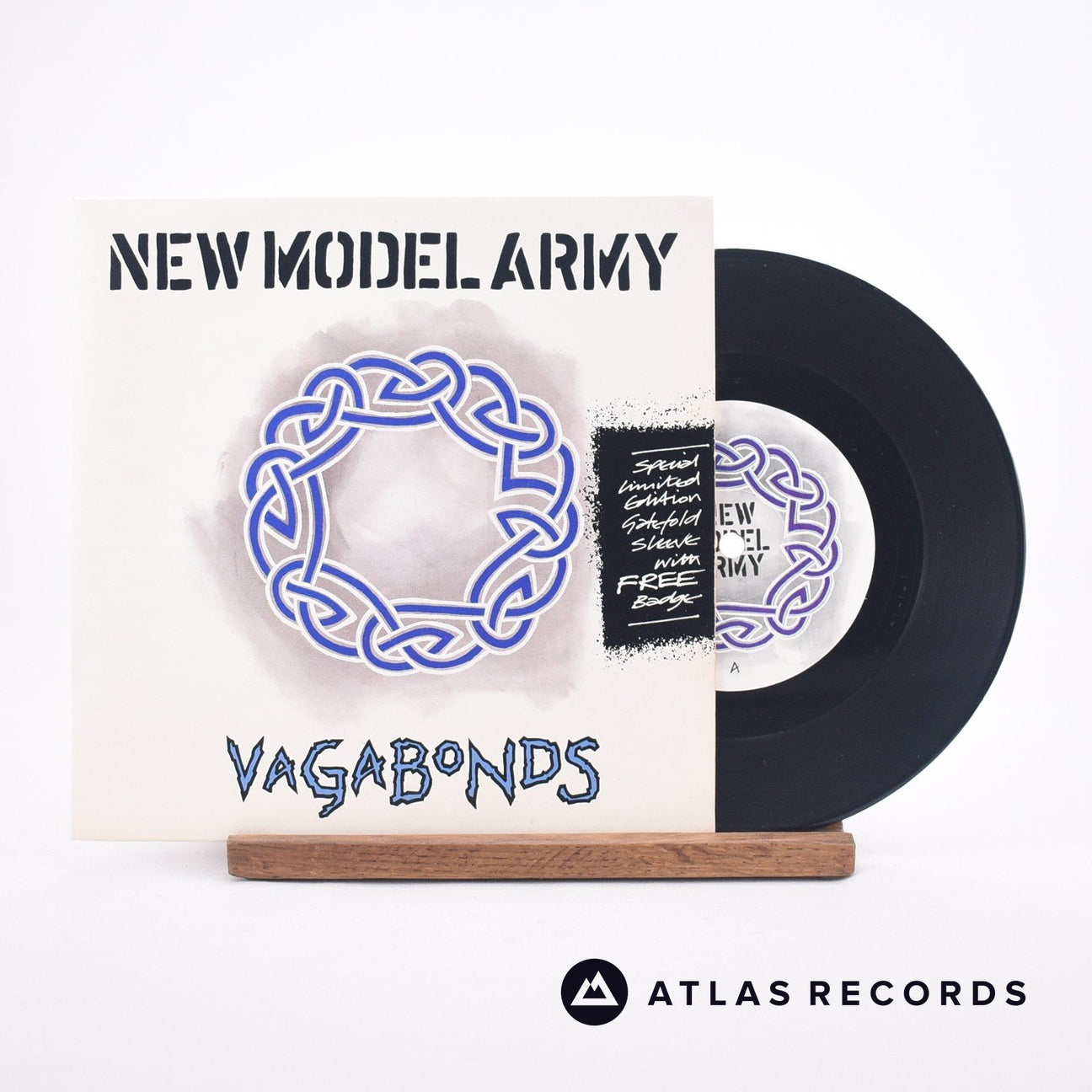 New Model Army Vagabonds 7" Vinyl Record - Front Cover & Record