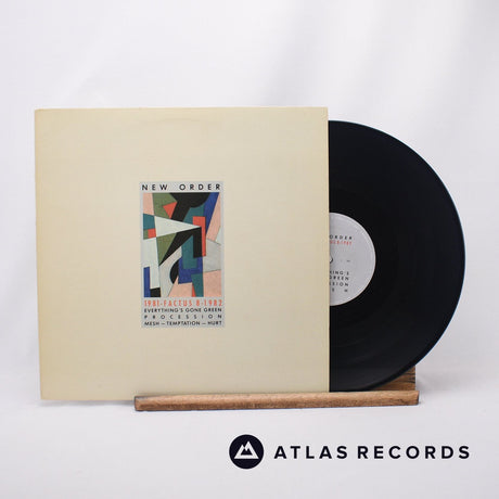 New Order 1981-1982 12" Vinyl Record - Front Cover & Record