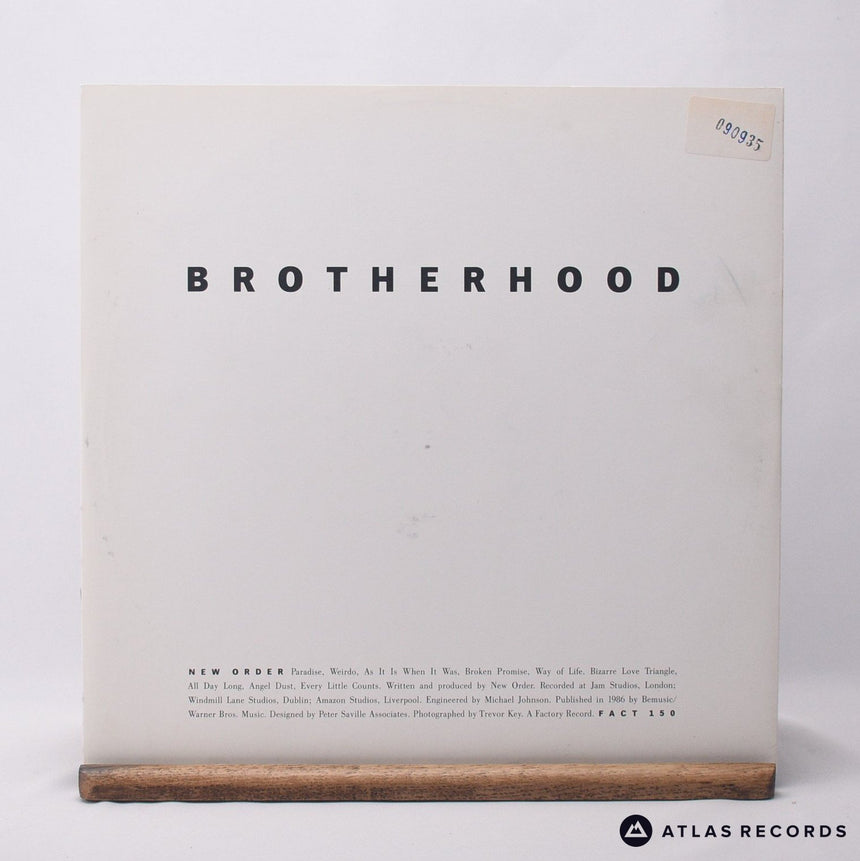 New Order - Brotherhood - A1 B1 LP Vinyl Record - VG+/VG+