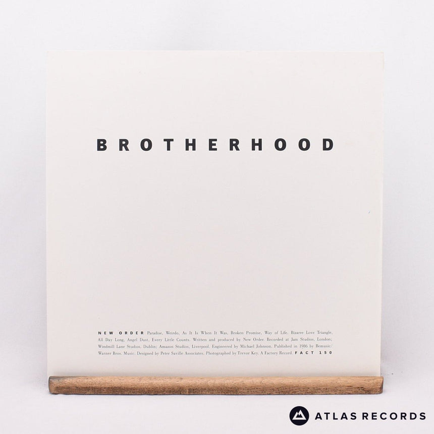 New Order - Brotherhood - Mpo LP Vinyl Record - VG+/VG+