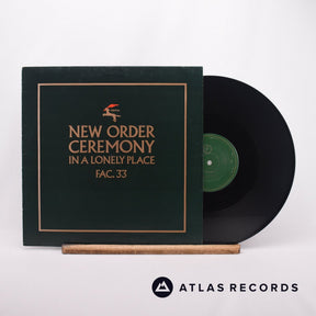New Order Ceremony 12" Vinyl Record - Front Cover & Record