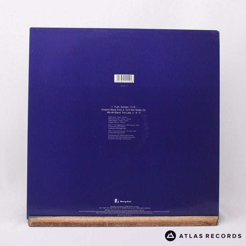 New Order - Peel Sessions - A-1 B-1 LP Vinyl Record - EX/EX