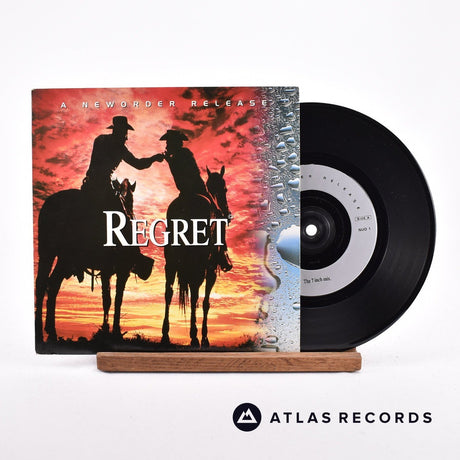 New Order Regret 7" Vinyl Record - Front Cover & Record