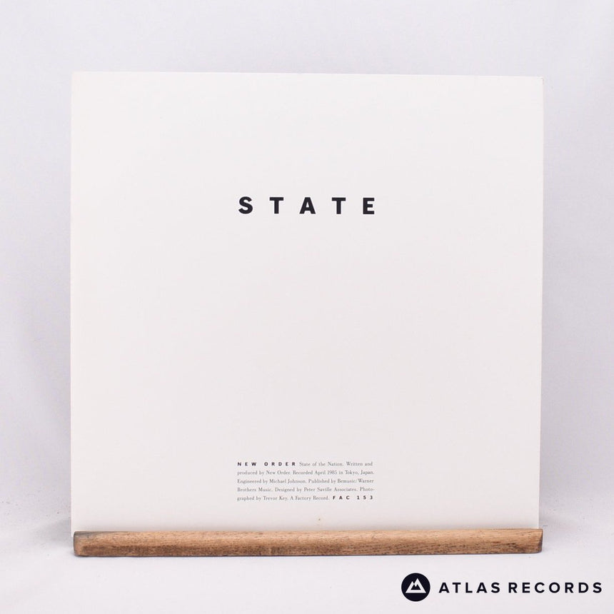 New Order - State Of The Nation / Shame Of The Nation - 12" Vinyl Record - EX/EX