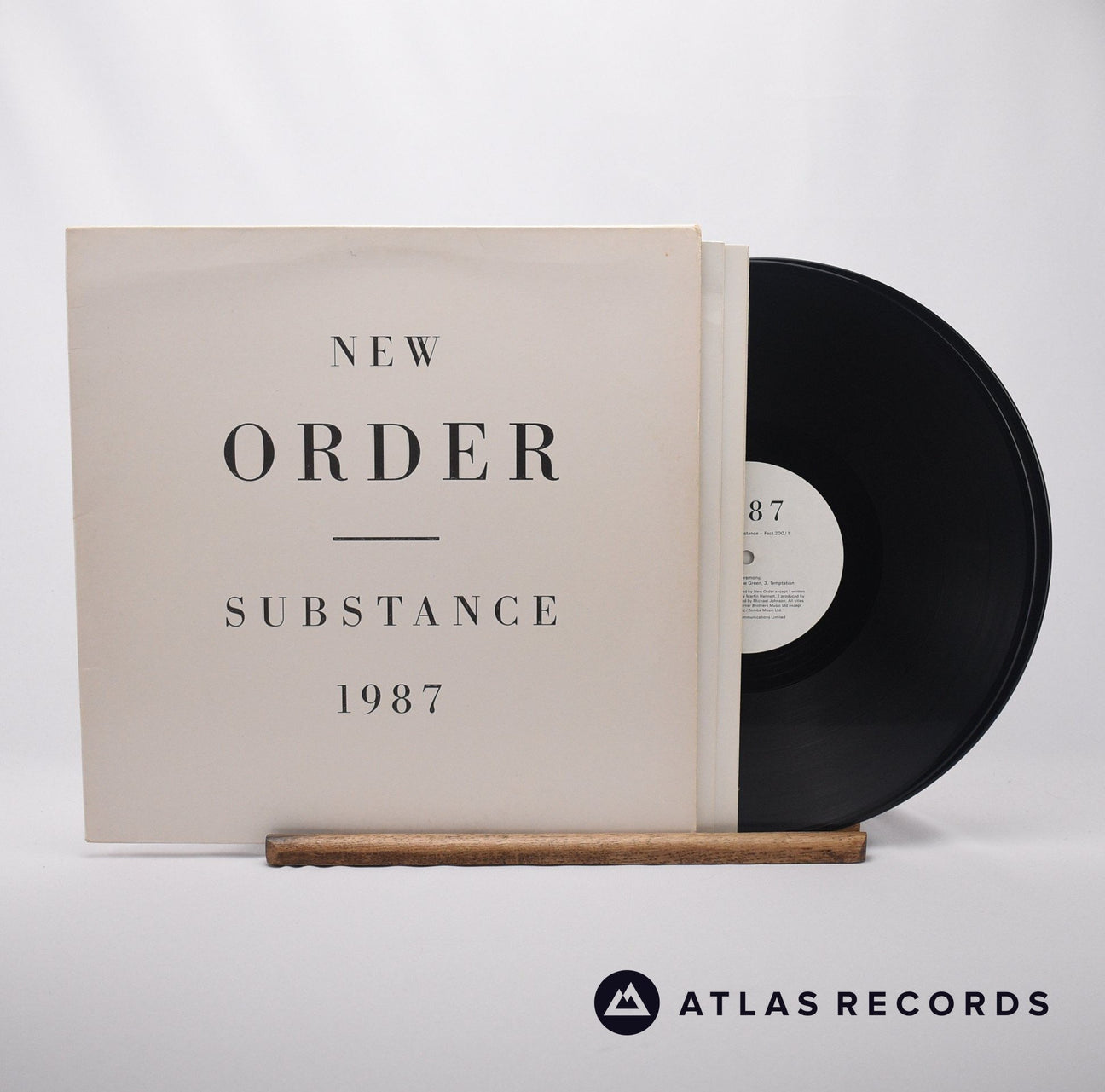 New Order Substance Double LP Vinyl Record - Front Cover & Record