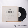 New Order Substance Double LP Vinyl Record - Front Cover & Record