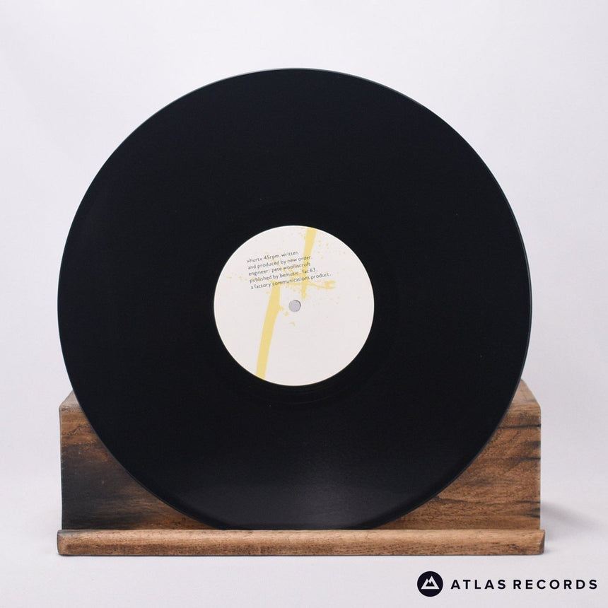 New Order - Temptation - Embossed Sleeve Strawberry 12" Vinyl Record - VG+/EX