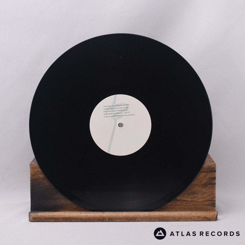 New Order - Temptation - Embossed Sleeve Strawberry A B 12" Vinyl Record - EX/EX
