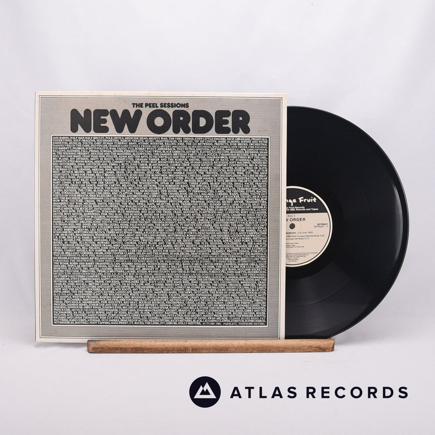 New Order The Peel Sessions 12" Vinyl Record - Front Cover & Record