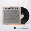 New Order The Peel Sessions 12" Vinyl Record - Front Cover & Record