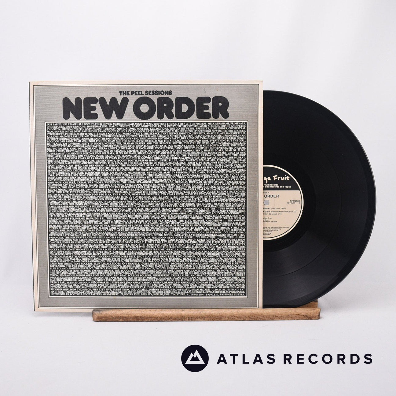 New Order The Peel Sessions 12" Vinyl Record - Front Cover & Record