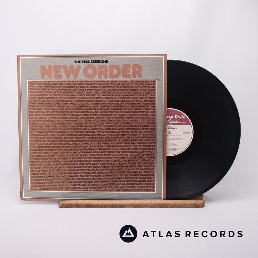 New Order The Peel Sessions 12" Vinyl Record - Front Cover & Record