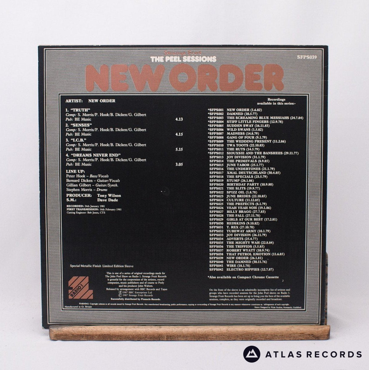 美品　NEW ORDER THE PEEL SESSIONS レコード　おまけ付 New Order – The Peel Sessions | Releases | Discogs