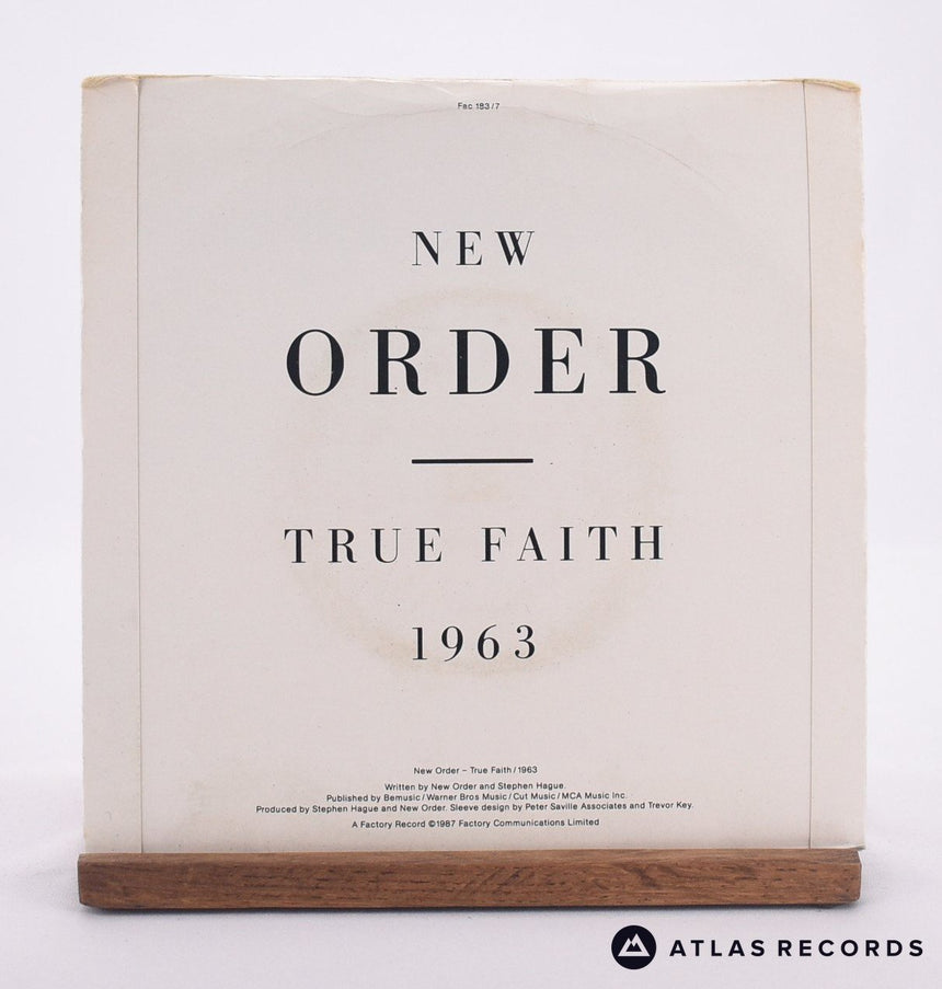 New Order - True Faith - 7" Vinyl Record - VG+/VG+