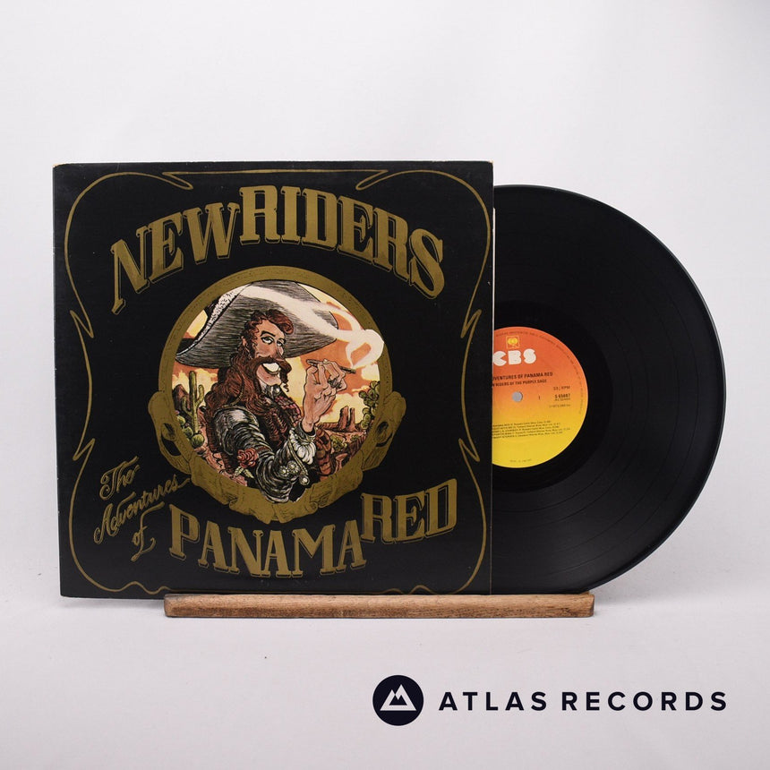 New Riders Of The Purple Sage The Adventures Of Panama Red LP Vinyl Record - Front Cover & Record