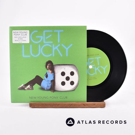 New Young Pony Club Get Lucky 7" Vinyl Record - Front Cover & Record