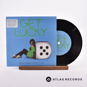 New Young Pony Club Get Lucky 7" Vinyl Record - Front Cover & Record