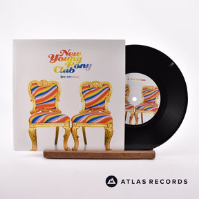 New Young Pony Club Ice Cream 7" Vinyl Record - Front Cover & Record