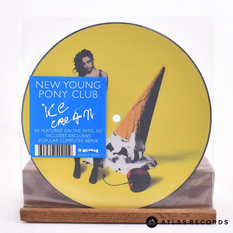 New Young Pony Club Ice Cream 7" Vinyl Record - Front Cover & Record