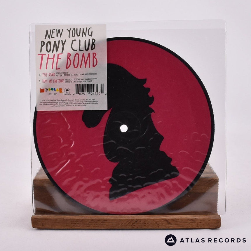 New Young Pony Club The Bomb 7" Vinyl Record - Front Cover & Record