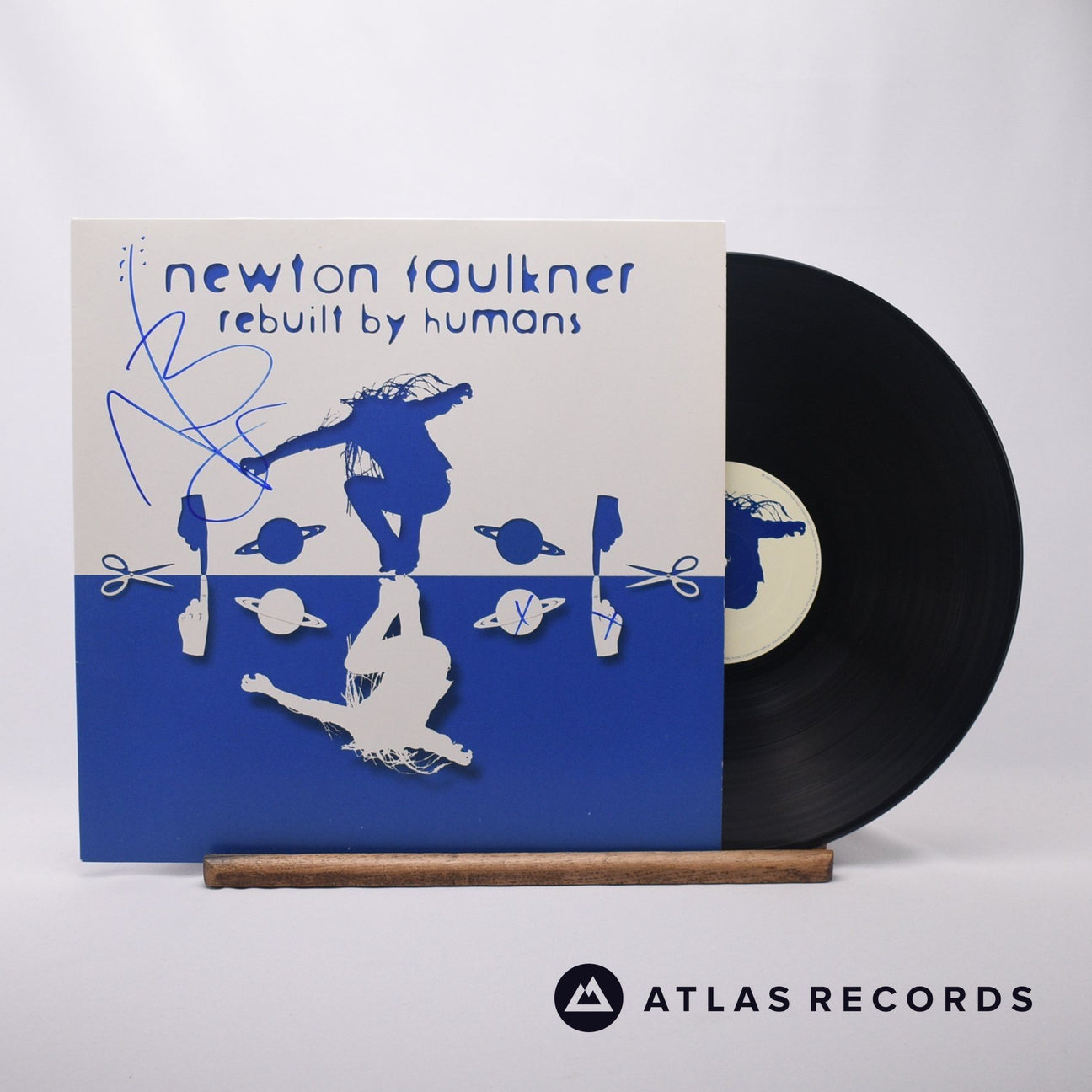 Newton Faulkner Rebuilt By Humans LP Vinyl Record - Front Cover & Record