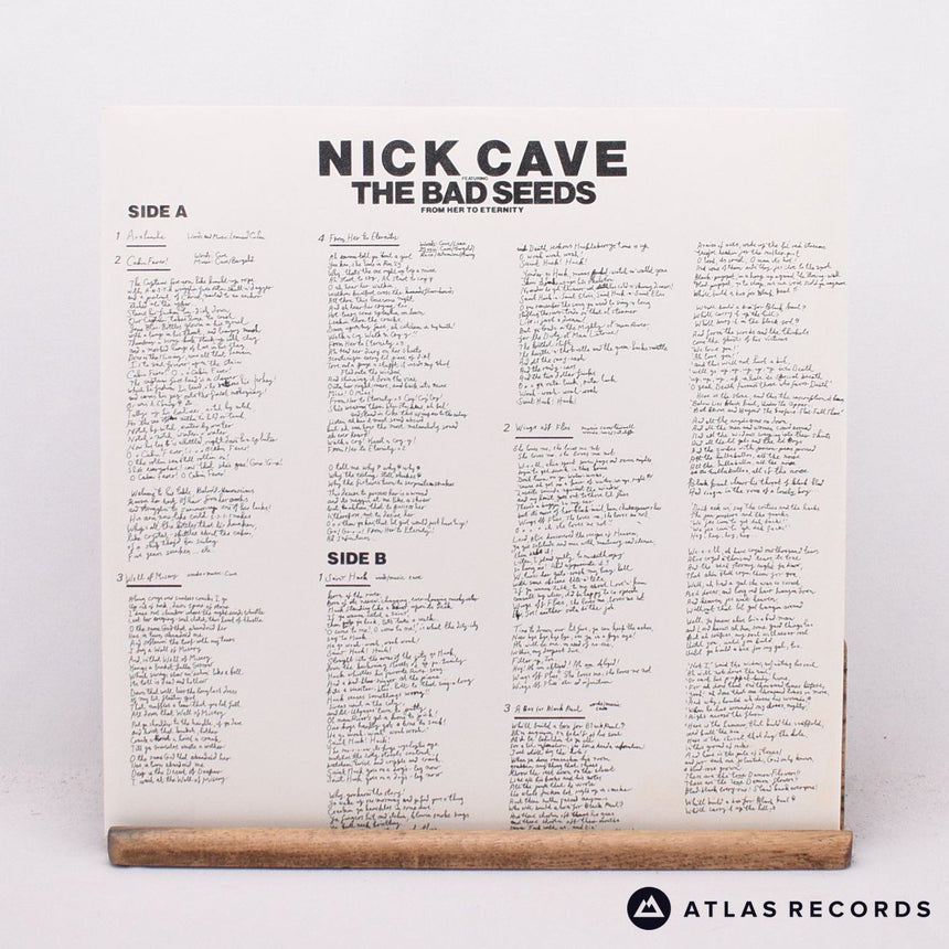 Nick Cave & The Bad Seeds - From Her To Eternity - A1 B1 LP Vinyl Record - EX/EX