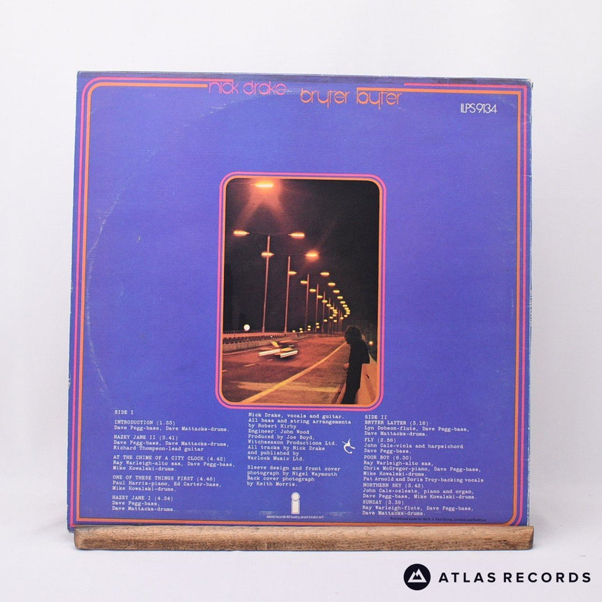 Nick Drake - Bryter Layter - A-1 B-1 LP Vinyl Record - VG+/EX
