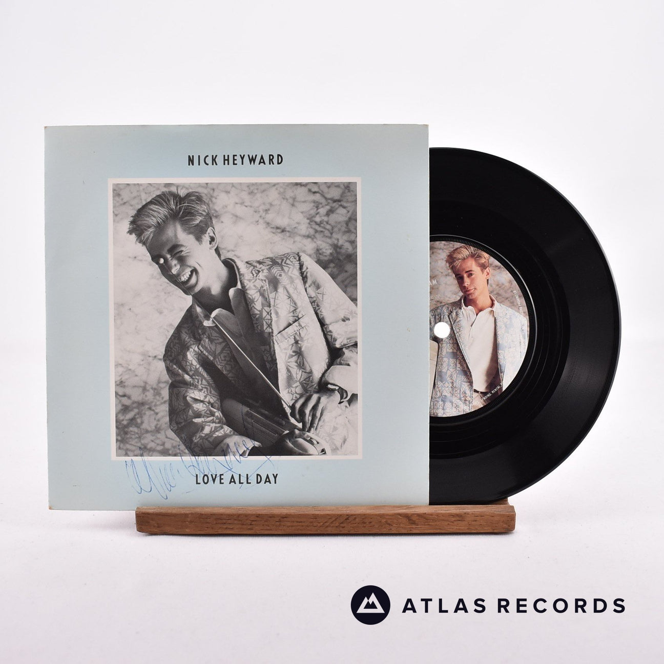 Nick Heyward Love All Day 7" Vinyl Record - Front Cover & Record