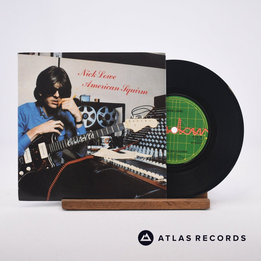 Nick Lowe American Squirm 7" Vinyl Record - Front Cover & Record