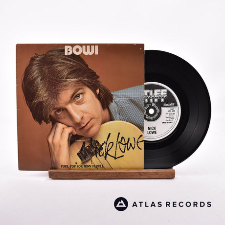 Nick Lowe Bowi 7" Vinyl Record - Front Cover & Record