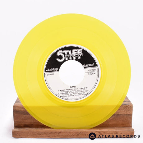Nick Lowe - Bowi - Yellow 7" EP Vinyl Record - EX