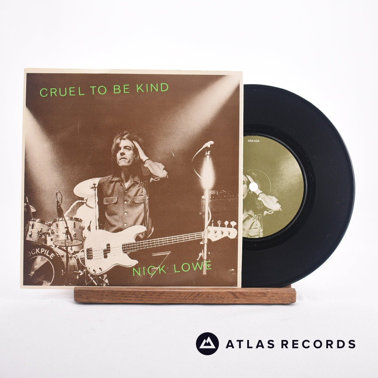 Nick Lowe Cruel To Be Kind 7" Vinyl Record - Front Cover & Record