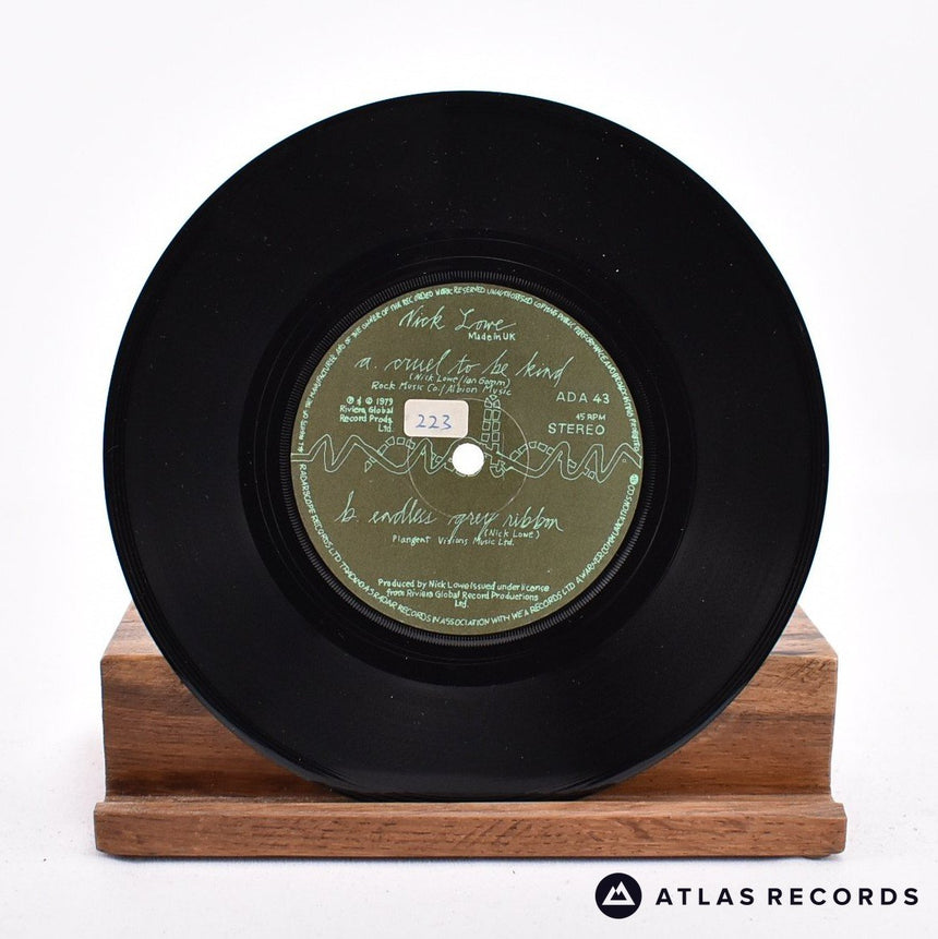 Nick Lowe - Cruel To Be Kind - 7" Vinyl Record - VG+/VG+