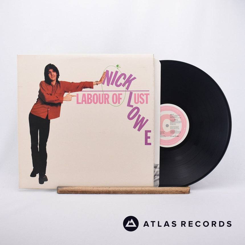 Nick Lowe Labour Of Lust LP Vinyl Record - Front Cover & Record