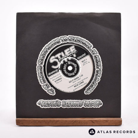 Nick Lowe So It Goes 7" Vinyl Record - In Sleeve