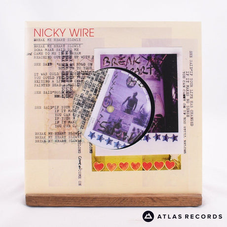 Nicky Wire Break My Heart Slowly 7" Vinyl Record - Front Cover & Record