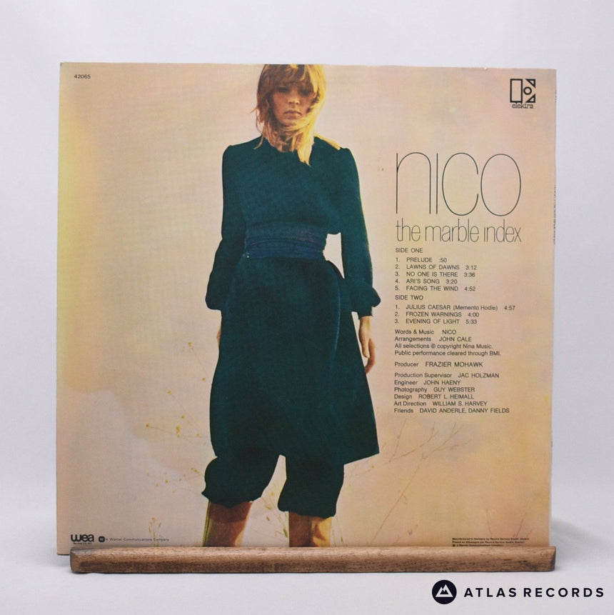 Nico - The Marble Index - Reissue -A -B LP Vinyl Record - EX/EX