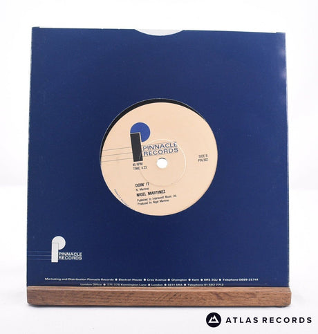 Nigel Martinez - Behind My Back / Doin' It - 7" Vinyl Record - EX/NM