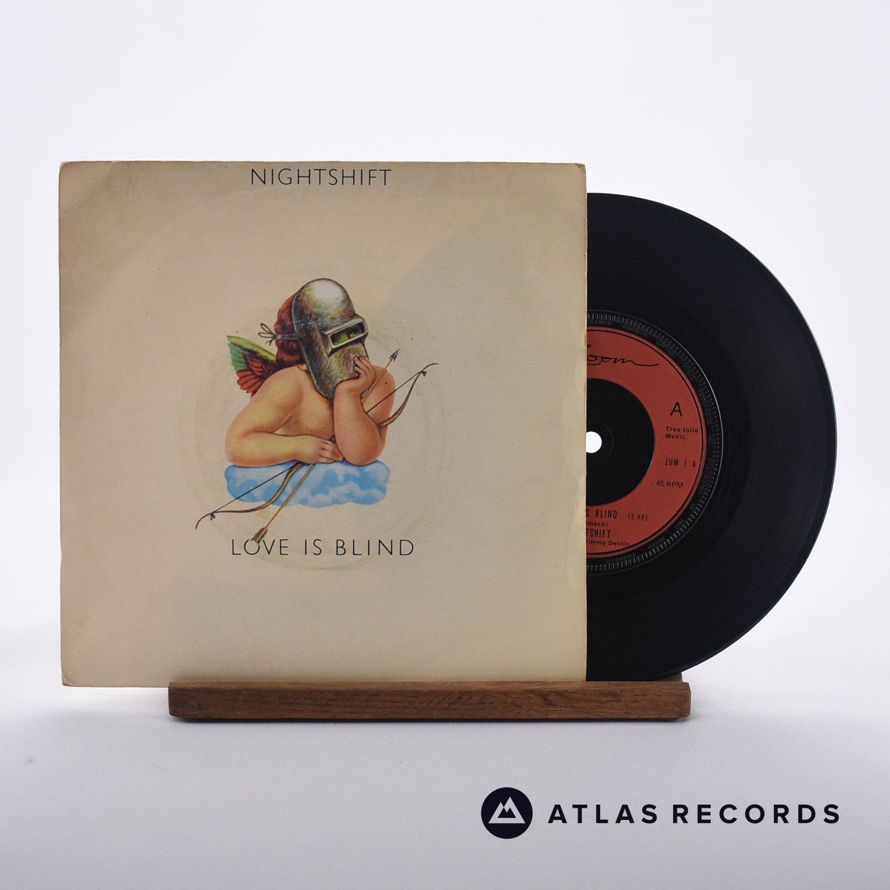 Nightshift Love Is Blind 7" Vinyl Record - Front Cover & Record